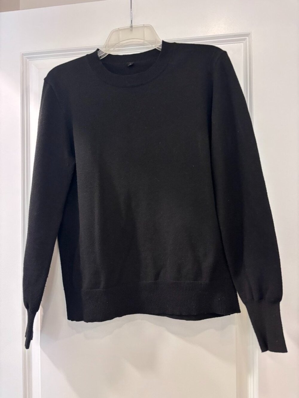 Amazon ANRABESS Black Long Sleeve Sweater - Picture 2 of 6